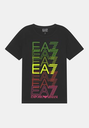 T-shirt con stampa - black
