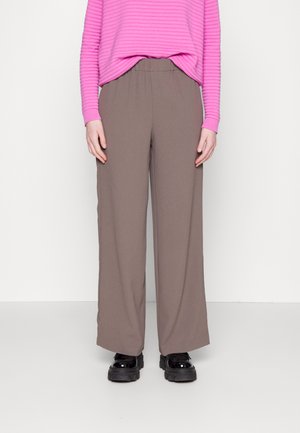 Selected SLFTINNI RELAXED WIDE PANT - Pantalon classique - morel