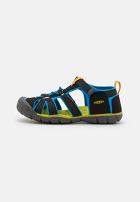 Keen - SEACAMP II CNX YOUTH UNISEX - Trekkingsandale - black/brilliant blue Thumbnail-Bild 1