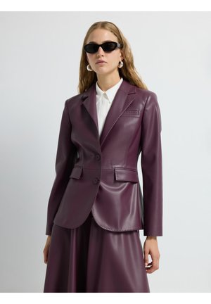 adL Imitatieleren jas - dark purple