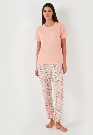 REGULAR FIT - Pyjama set - salmon