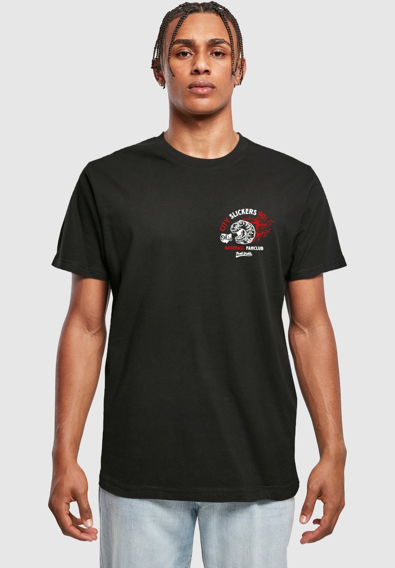 Merchcode PARK FIELDS-CITY SLICKERS - T-shirts med print - black