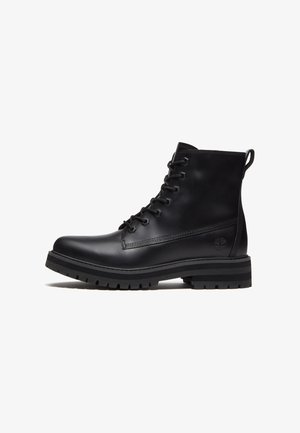 Timberland, BRITTON DRIVE MID LACE BOOT - Členkové čižmy na platforme - black