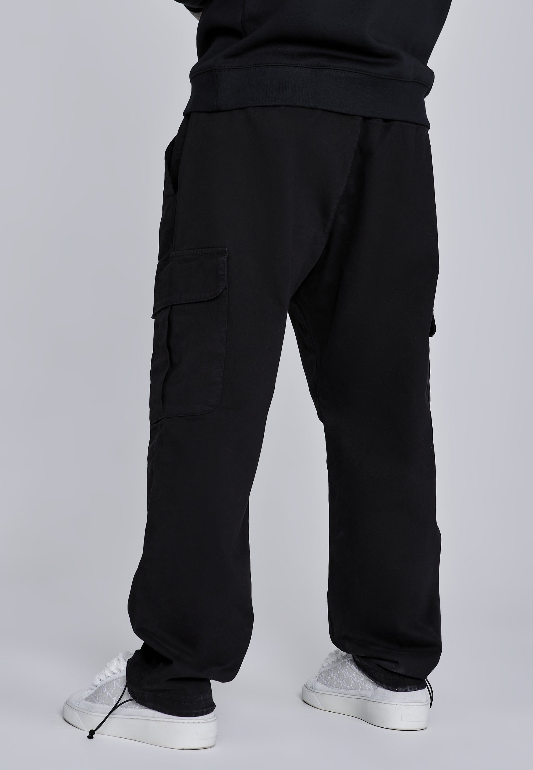 極美品✨On FOCUS PANTS ブラック S SIKSILK CREST LOOSE FIT - Pantalones cargo - black/negro - Zalando.es