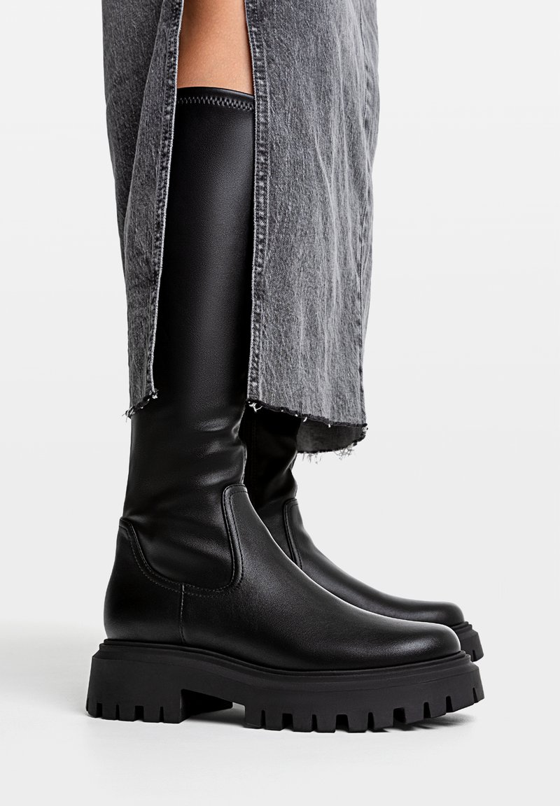 bottines leopard stradivarius