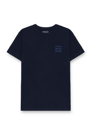 INSIDE, CAMISETA CLEAR WATER BEACH - Camiseta estampada - azul