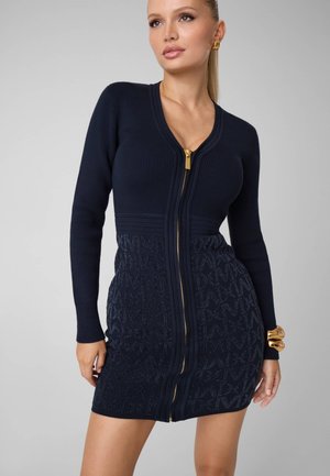Guess, MARCIANO MINIKLEID MIT DURCHGEHENDEM REISSVERSCHLUSS - Robe droite - blau