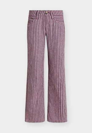 BDG Urban Outfitters KAYLA LOWRIDER - Nohavice - purple stripe