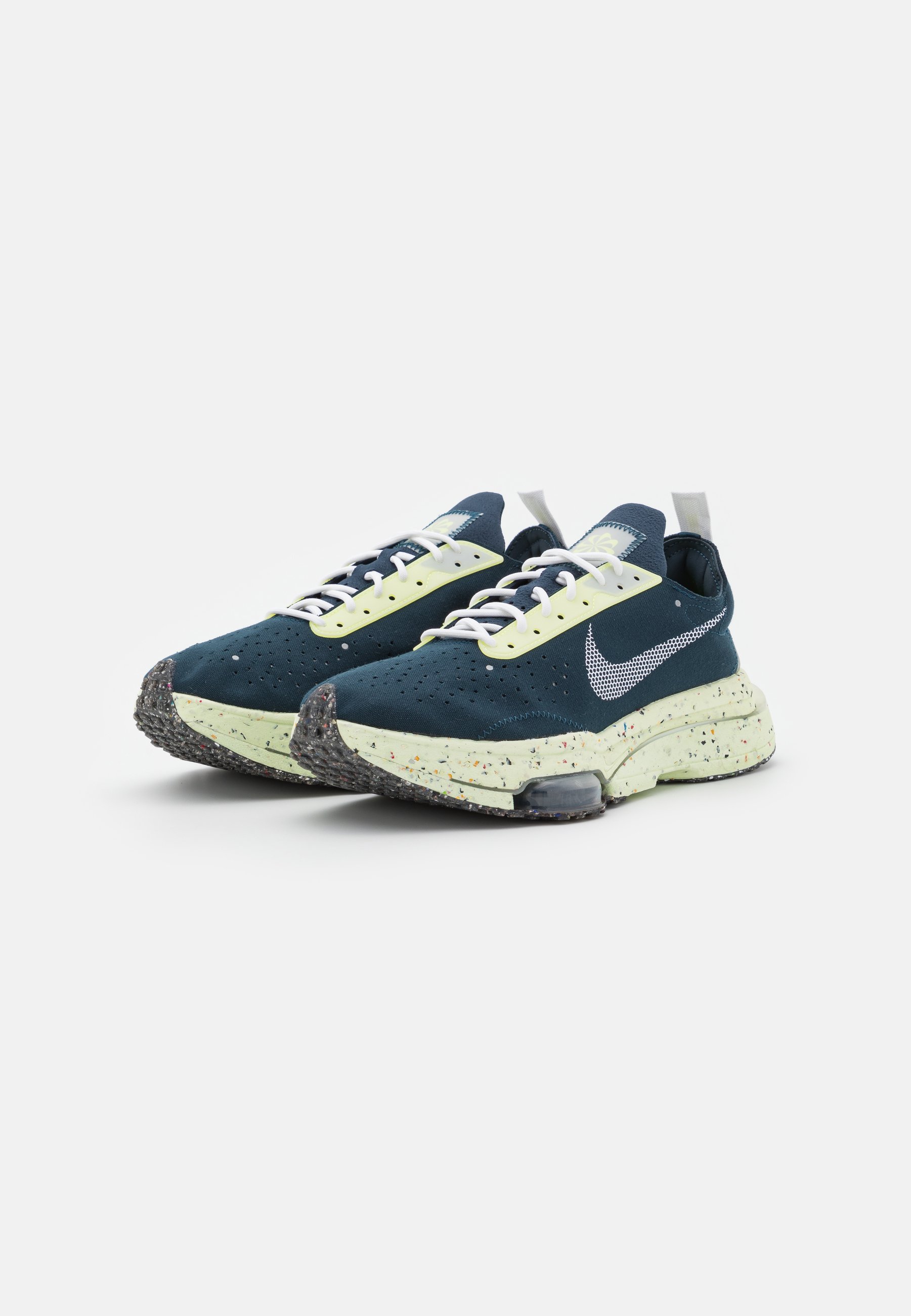 Nike Sportswear AIR ZOOM TYPE CRATER - Trainers - armory navy/white/light  lemon twist/black/multi-coloured - Zalando.co.uk
