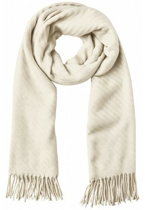 KUSCHLIGER STRUKTUR - Sjal / Tørklæder - weiß