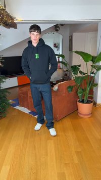 HUF MEGABLAST HOODIE UNISEX - Hoodie - black