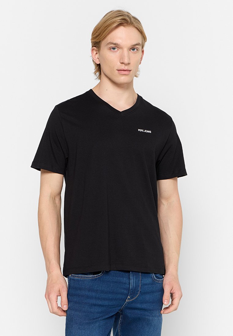 Pepe Jeans T-shirt basic zwart