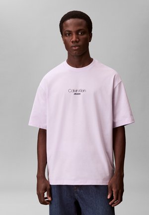 Calvin Klein Jeans GRAPHIC TEE - T-Shirt print - island lilac