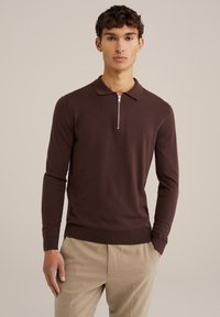 THE EVERYDAY - Pikkade varrukatega topp - dark brown