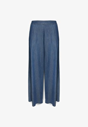 Elena Mirò, JEANS PALAZZO WASHED - Wide leg - blu