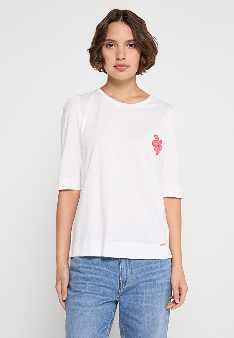 OCHNIK T-shirt basic wit OCHNIK T-shirt basic wit