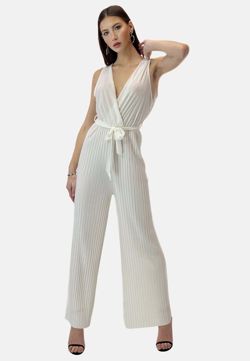 Elara Overall / Jumpsuit - weiß