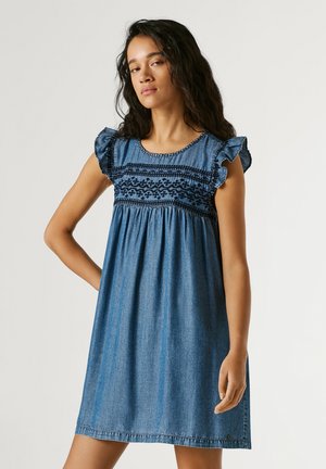 Pepe Jeans CINDY DRESS - Denimkjoler - blue