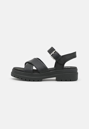 LONDON VIBE X STRAP - Sandales à plateforme - black