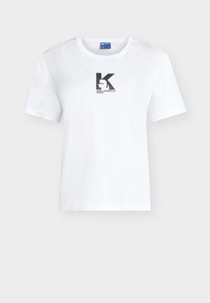 Karl Lagerfeld Jeans, REGULAR K LOGO TEE - T-shirt con stampa - white