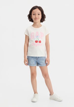 GAP, LOGO TEE - T-shirt imprimé - off-white