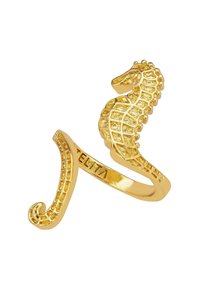 SEAHORSE WRAP AROUND ADJUSTABLE - Ring - gold-coloured