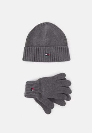 FLAG BEANIE GLOVES SET UNISEX - Berretto - light grey heather
