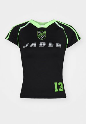 Jaded London FOOTBALL BABY TEE - Tričko s potlačou - black