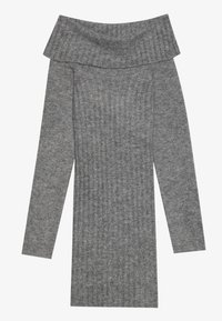 Strikket kjole - mottled grey