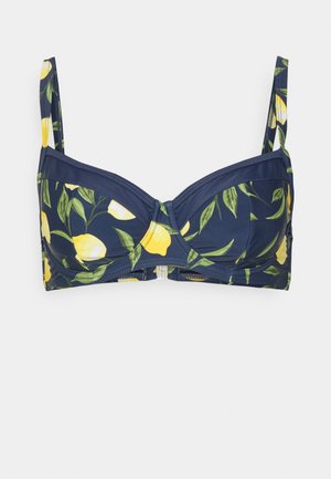 LASCANA WIRE LEMON - Πάνω μέρος μπικίνι - midnight