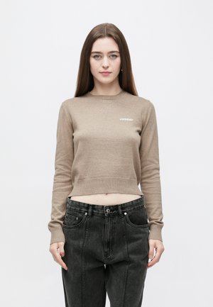 LANCE - Strikkegenser - timber wolf