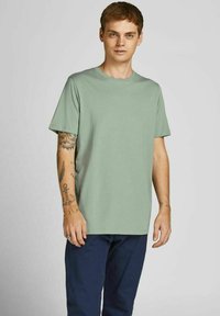 Jack & Jones JJE TEE  O-NECK  - Basic T-shirt - slate gray