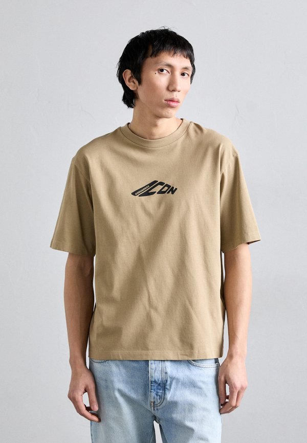 LOOSE FIT TEE - T-Shirt print - khaki