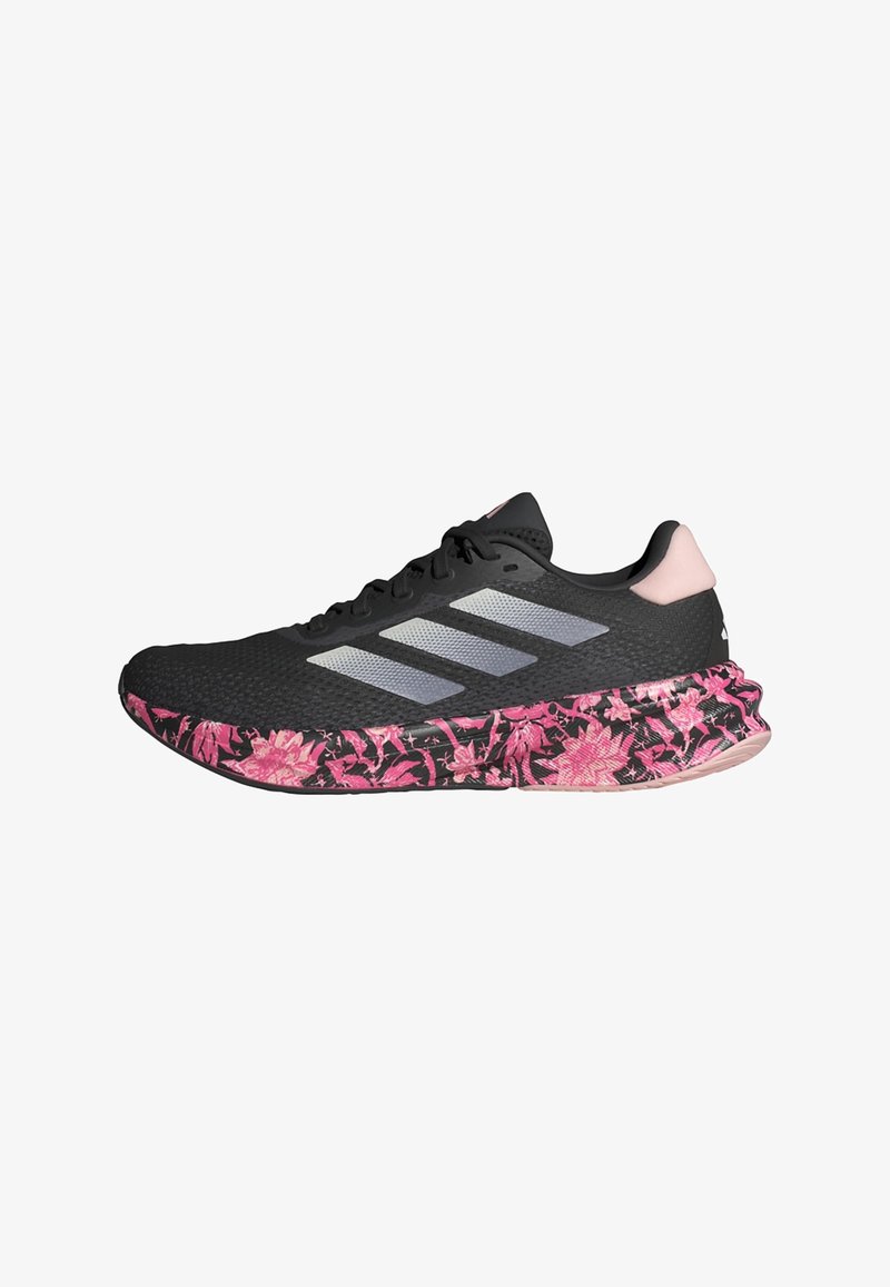 adidas Performance SUPERNOVA STRIDE - Road running shoes - core black metalic sandy pink