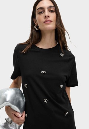 Marks & Spencer EMBELLISHED  - T-shirt print - black