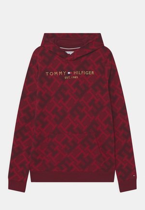 MONOGRAM LOGO HOODIE UNISEX - Sweat à capuche - deep rouge tonal