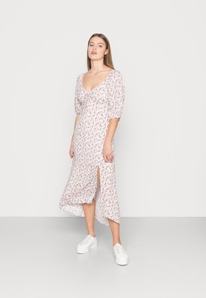 WOVEN MIDI DRESS - Vestito estivo - pink floral