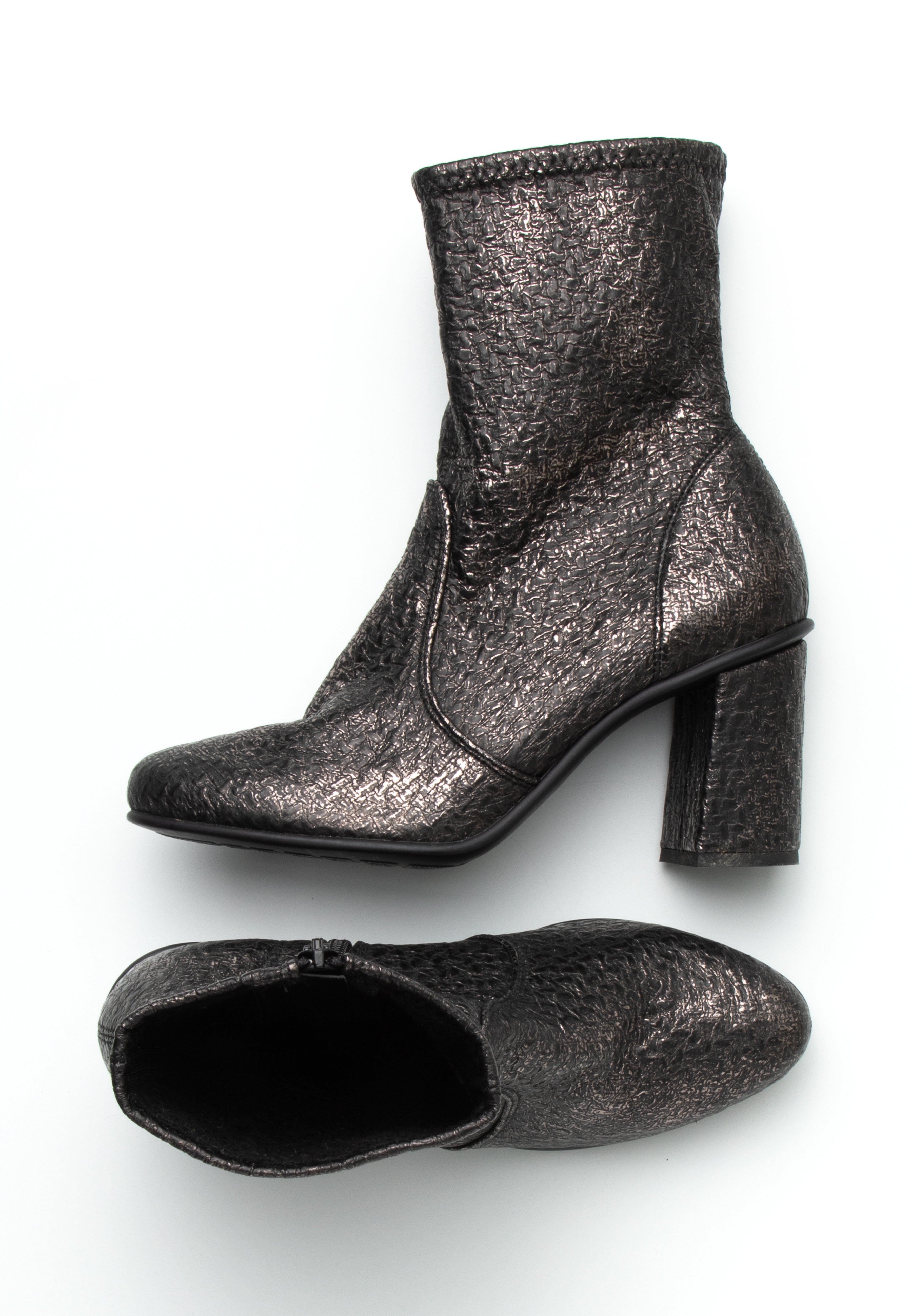Rapisardi Enkellaarsjes met hoge hak - black/zwart - (Pre-owned) -  Zalando.nl