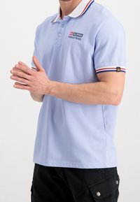 Alpha Industries Polo - light blue