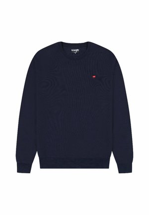 Wrangler, LONG SLEEVE SIGN_OFF_CREW FOR MENS - REGULAR FIT . - Sweatshirt - navy