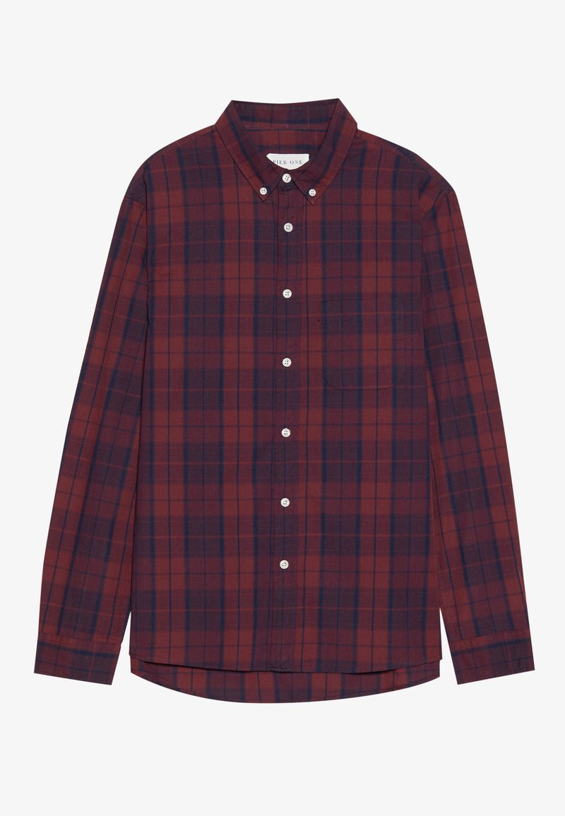 Camicia Uomo A Quadri J.VER, Maniche Lunghe, Non Stiratura, Vestibilità