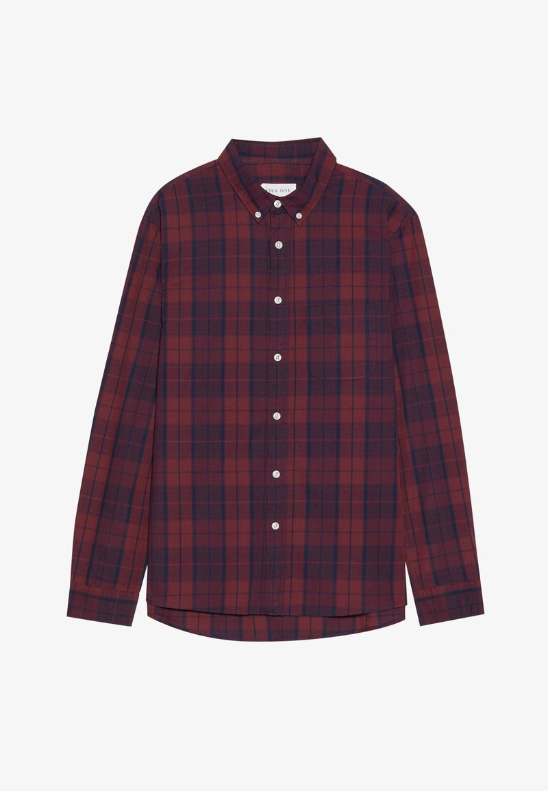 Camicia Uomo A Quadri J.VER, Maniche Lunghe, Non Stiratura, Vestibilità Camicia Uomo A Quadri J.VER, Maniche Lunghe, Non Stiratura, Vestibilità