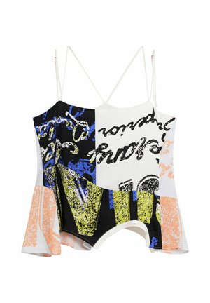 Desigual DOUBLE-STRAP - Top - white