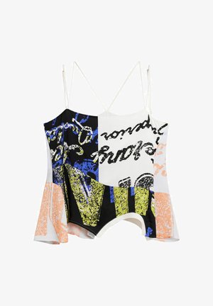 Desigual DOUBLE-STRAP - Toppi - white