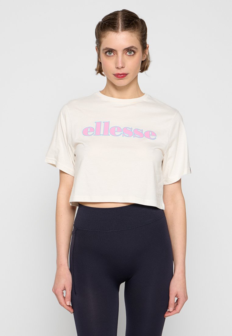 Ellesse T-shirt print crème