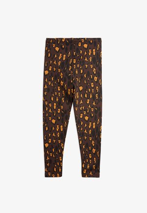 Mini Rodini LEOPARD UNISEX - Legging (type pantalon) - brown
