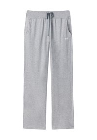 Grijze sweatpants van zachte katoenmix, met een tailleband met trekkoord, twee zijzakken en een klein logo op de linker bovenbeen.