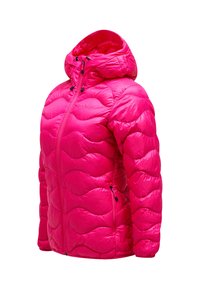 Peak Performance HELIUM HOOD - Pūkinė striukė - hellpink