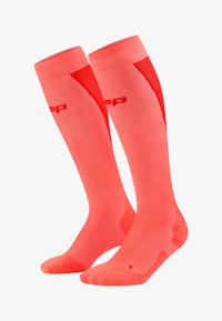 Unselected, neon coral red