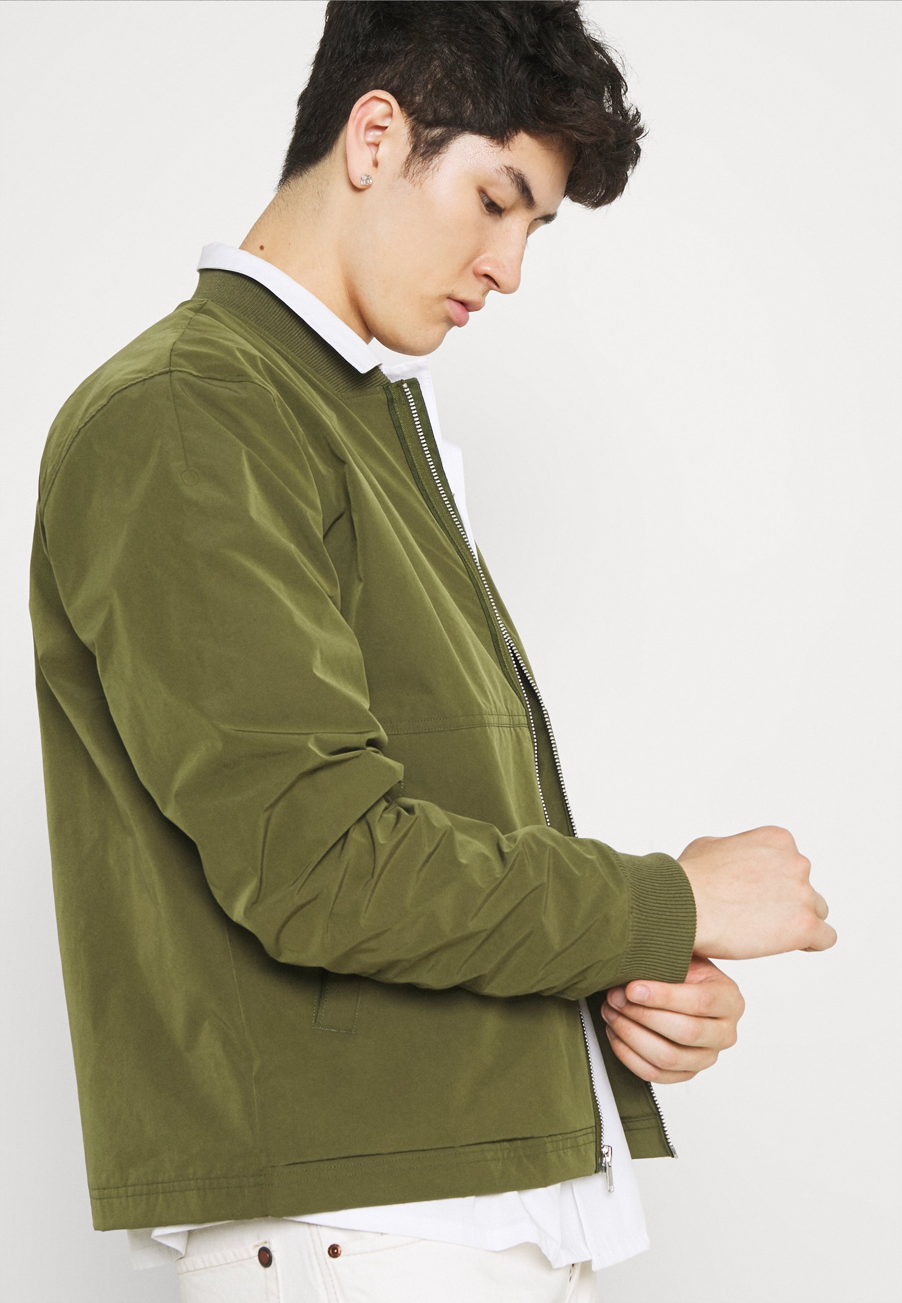 nike long bomber jacket